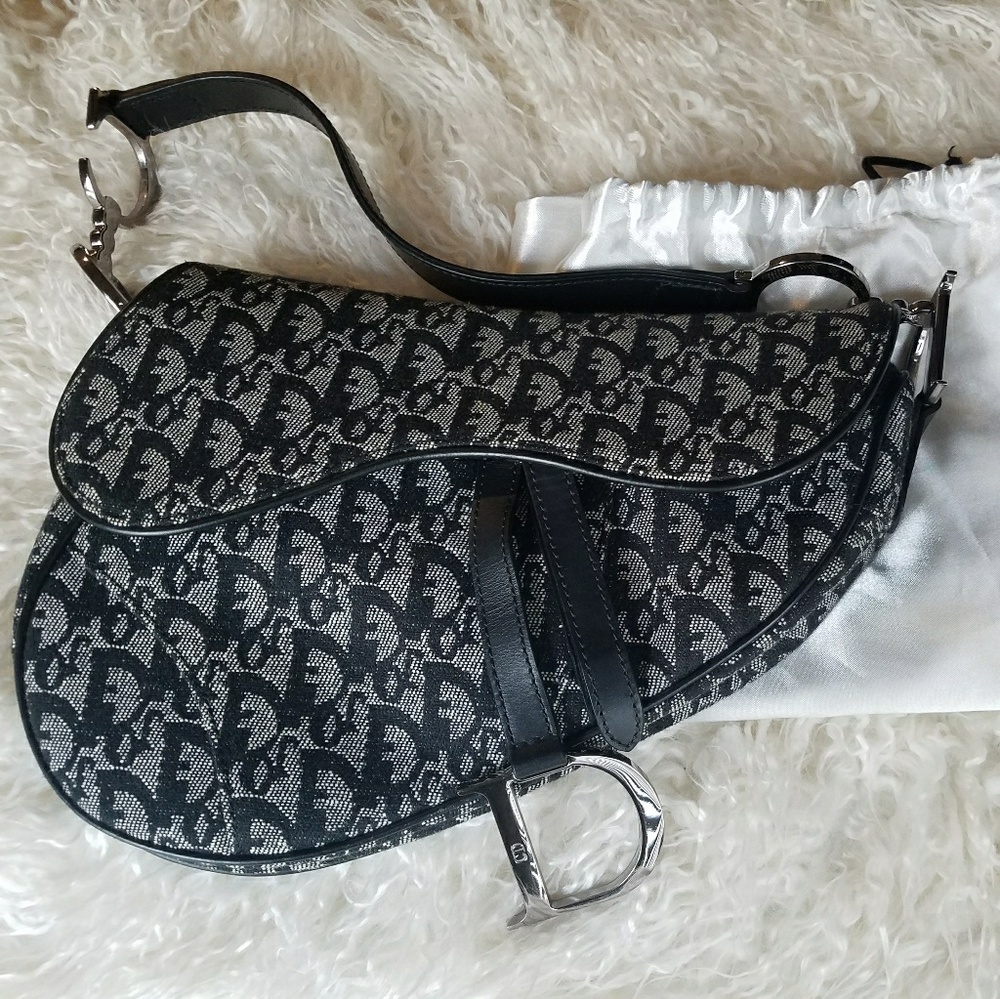 Vintage Dior Saddle Bag